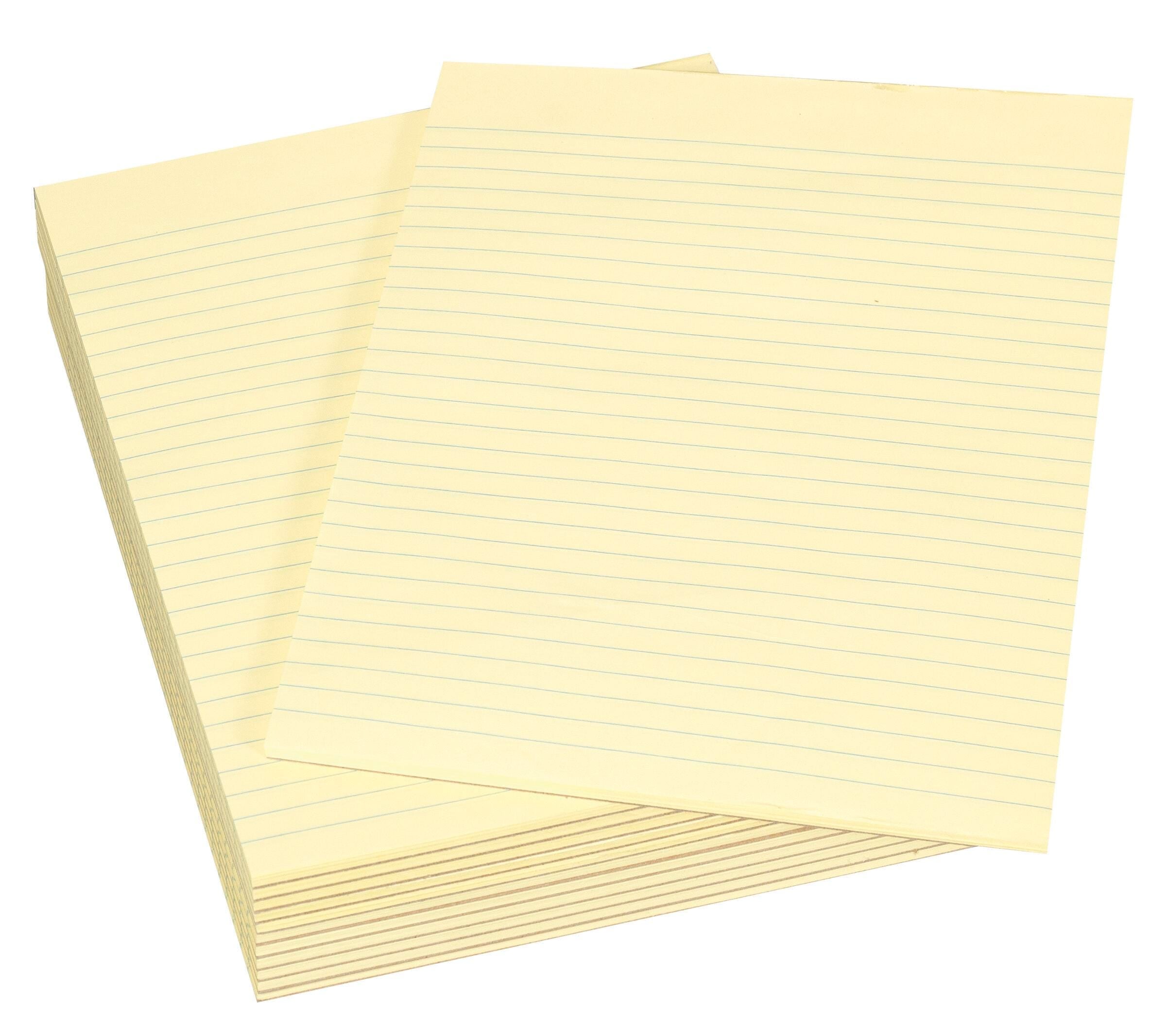 PAPER LEGAL PADS 8.5X11 YELLOW 50 SHTS GMD PK OF 12 SCHOOL SMART