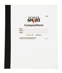 PAPER COMP BOOK 8.5X7 NO MARGIN 20 SHTS SCHOOL SMART