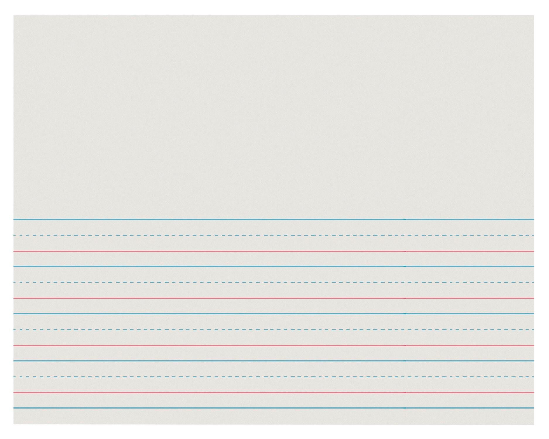 PAPER STORYBOOK R+B 11X8.5 5/8IN RULED LW SCHOOL SMART REAM