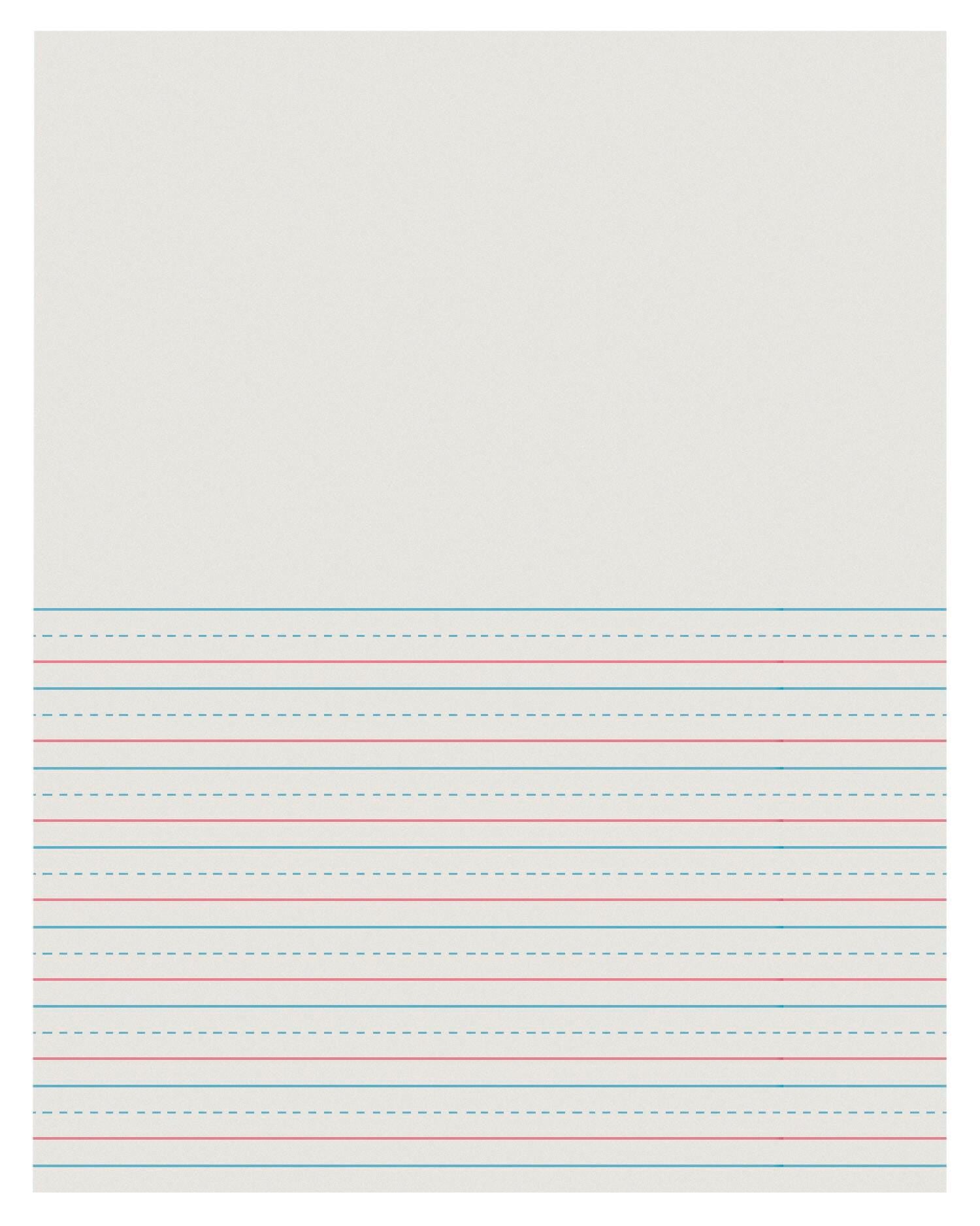 PAPER STORYBOOK R+B 8.5X11 1/2IN RULED SW SCHOOL SMART REAM