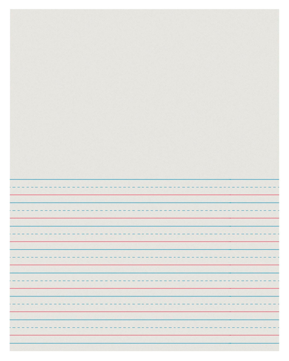 PAPER STORYBOOK R+B 8.5X11 1/2IN RULED SW SCHOOL SMART REAM