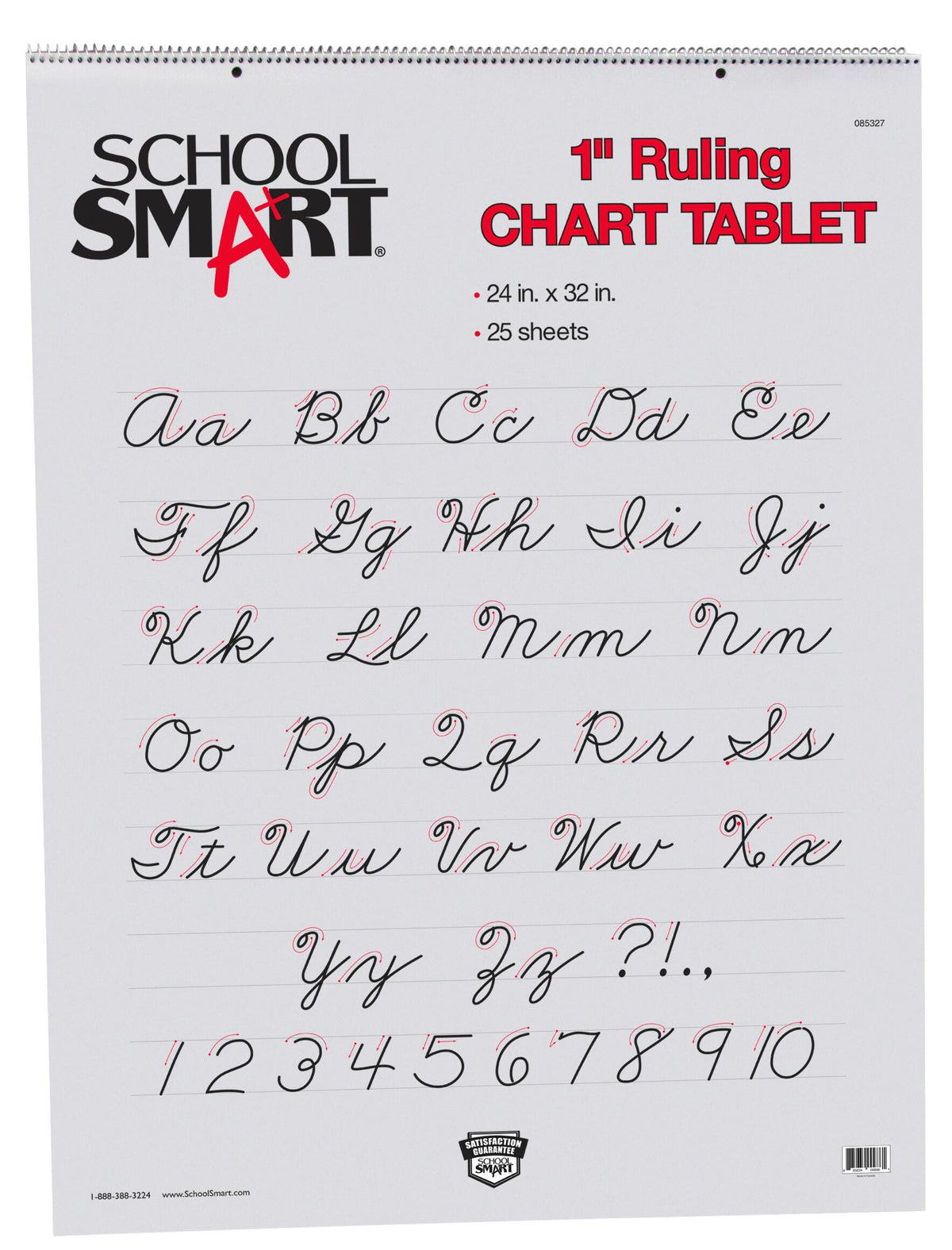 PAPER CHART 24X32 1 IN RLD 25 SHTS SCHOOL SMART