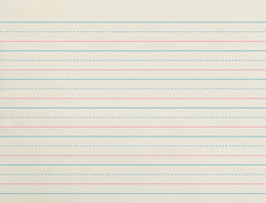 PAPER NEWSPRINT R+B 10.5X8 3/4IN RULED LW SCHOOL SMART REAM