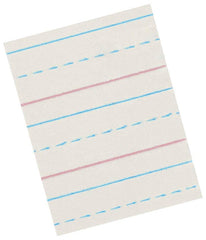 PAPER NEWSPRINT R+B 10.5X8 1/2IN RULED LW SCHOOL SMART REAM