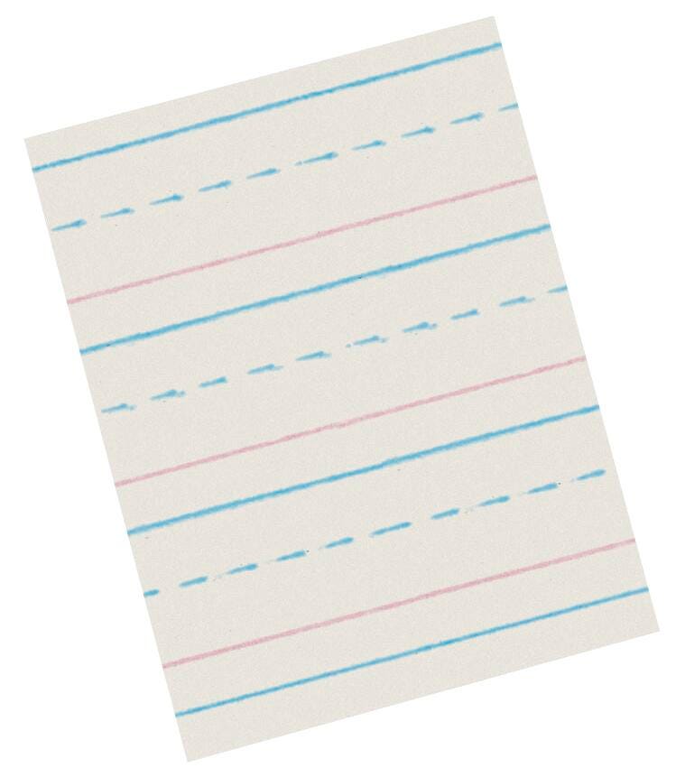 PAPER NEWSPRINT R+B 8X10.5 3/8IN RULED SW SCHOOL SMART REAM