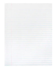 PAPER COMP 8.5X11 WHITE 3/8 RULED RED MARGIN 15LB REAM SCHOOL SMART