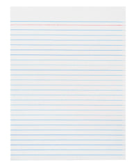 PAPER RED/HEAD THME 8.5X11 NO/MGN SCHOOL SMART REAM