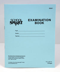 BOOK EXAM BLUE 7X8.5 8 SHTS PK OF 50 SCHOOL SMART