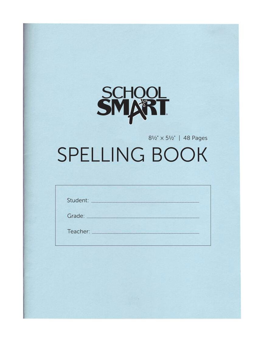 BOOK SPELLING SCHOOL SMART 5.5X8.5 48 PG PACK OF 24