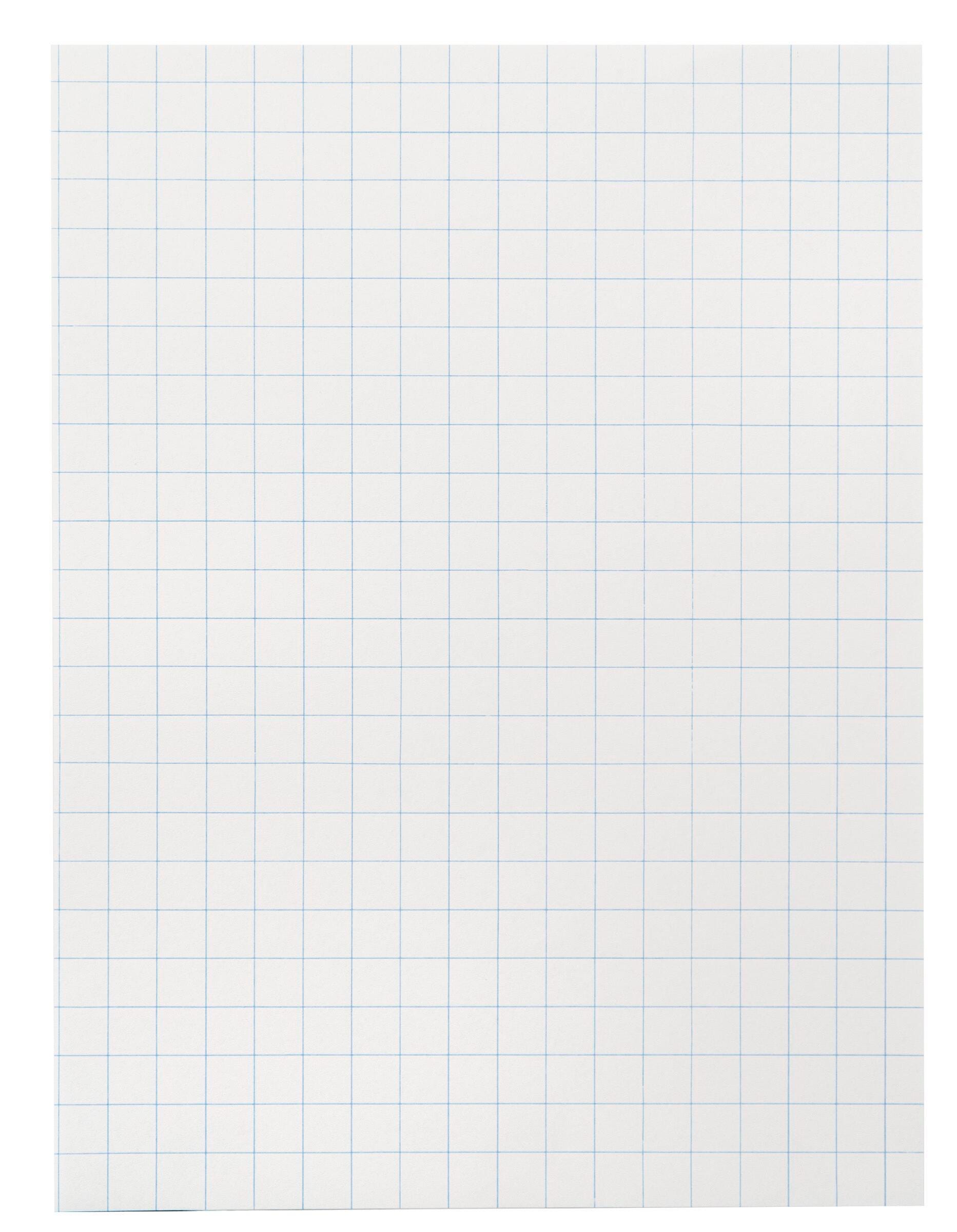 PAPER GRAPH 9X12 1/2 RULED WHITE SCHOOL SMART REAM