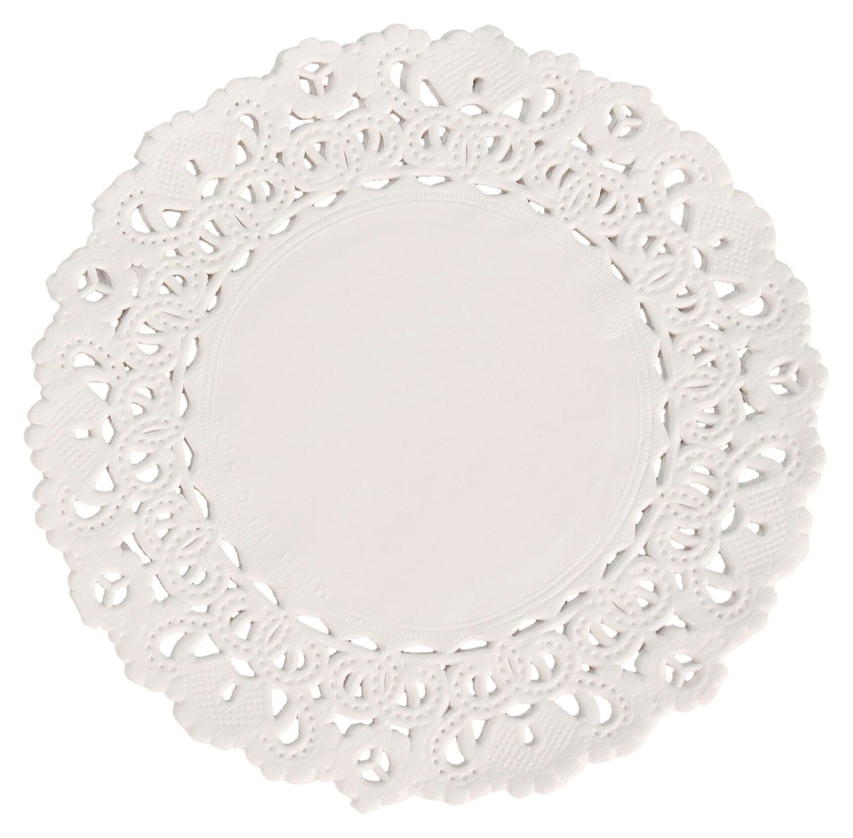 PAPER DOILIE ROUND 4 INCH WHITE PK OF 100 SCHOOL SMART