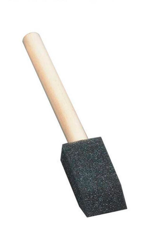 BRUSH WEDGE FOAM 1 IN - SCHOOL SMART SET OF 10