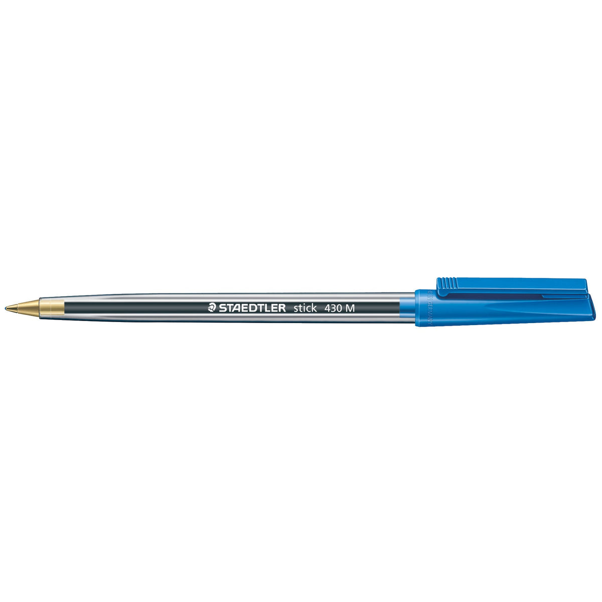 Pen Ballpoint Stick 430 Blue Pk10
