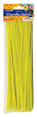 CHENILLE STEMS 12 INCH YELLOW PACK OF 100