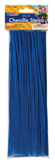 CHENILLE STEMS 12 INCH DARK BLUE PACK OF 100