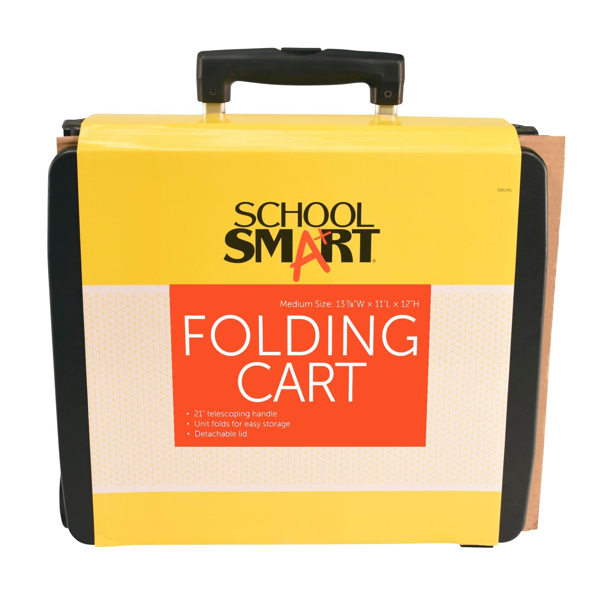 FOLDING STORAGE CART MED - SCHOOL SMART
