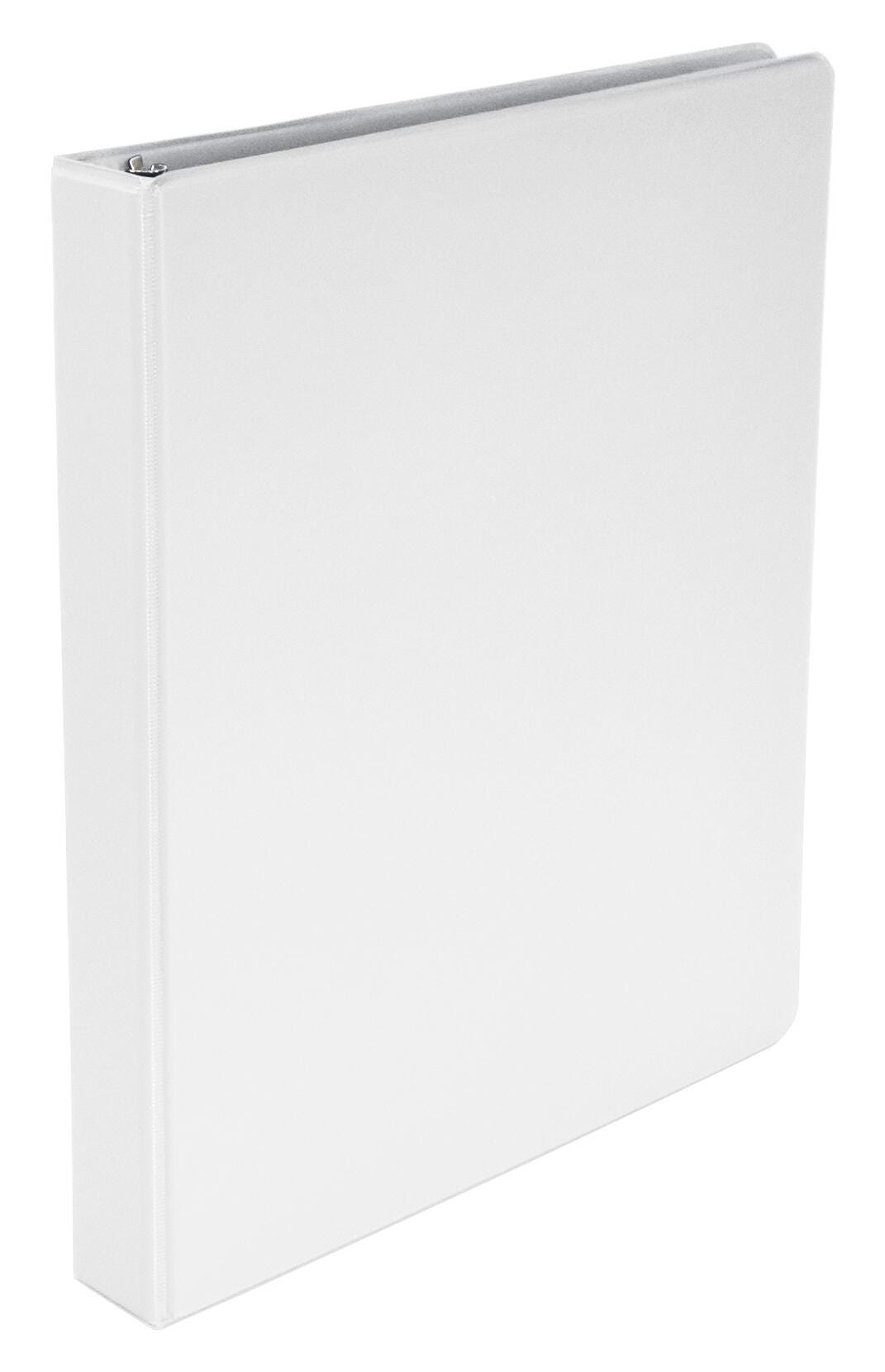 BINDER D-RING 1 IN WHITE SCHOOL SMART