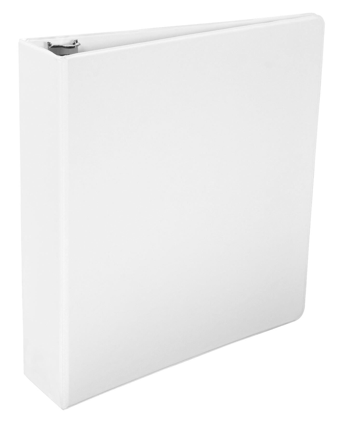 BINDER ROUND RING 2 IN WHITE SCHOOL SMART