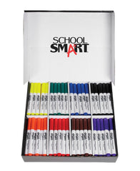 MARKERS WASH SCHOOL SMART CONICAL ASST COLORS SET OF 200