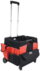 FOLDING STORAGE CART LG W/CADDY - SCHOOL SMART