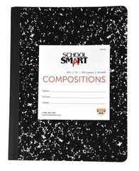 PAPER COMP BOOK HARD 9.75X7.5 UNRULED SCHOOL SMART 100 SHTS