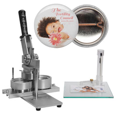 BUTTON AND BADGE MAKING MACHINE 2-1/4 INCH