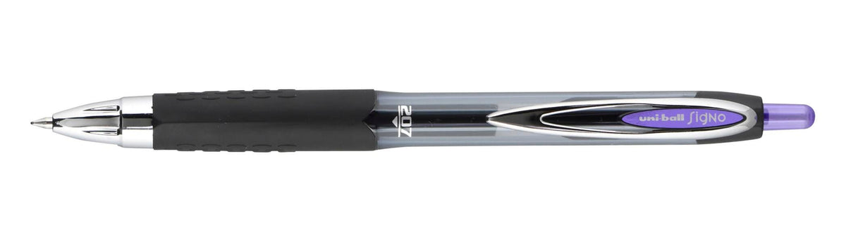PEN GEL UNI-BALL 207 PURPLE MEDIUM