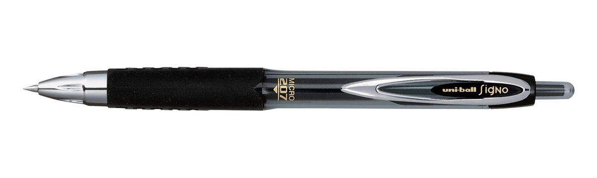 PEN GEL UNI-BALL 207 BLACK MICRO