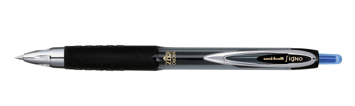 PEN GEL UNI-BALL 207 BLUE MICRO