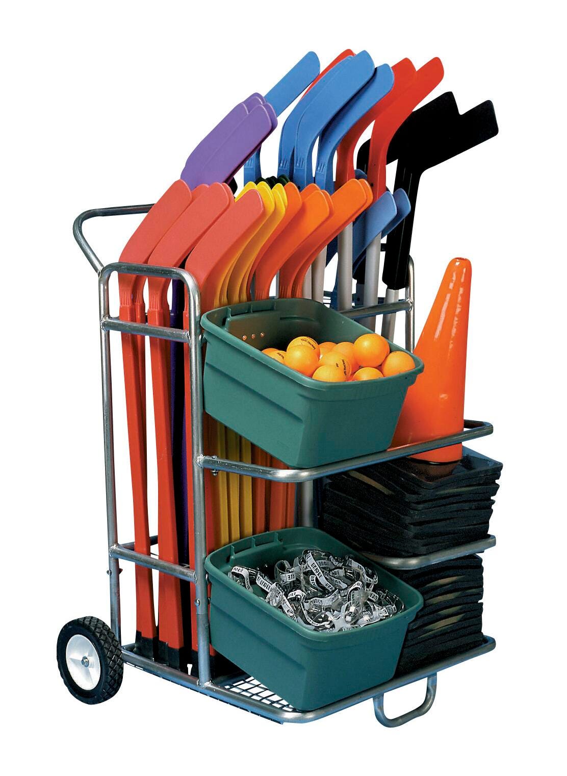 CART FLOOR HOCKEY STEEL GREEN/SILVER