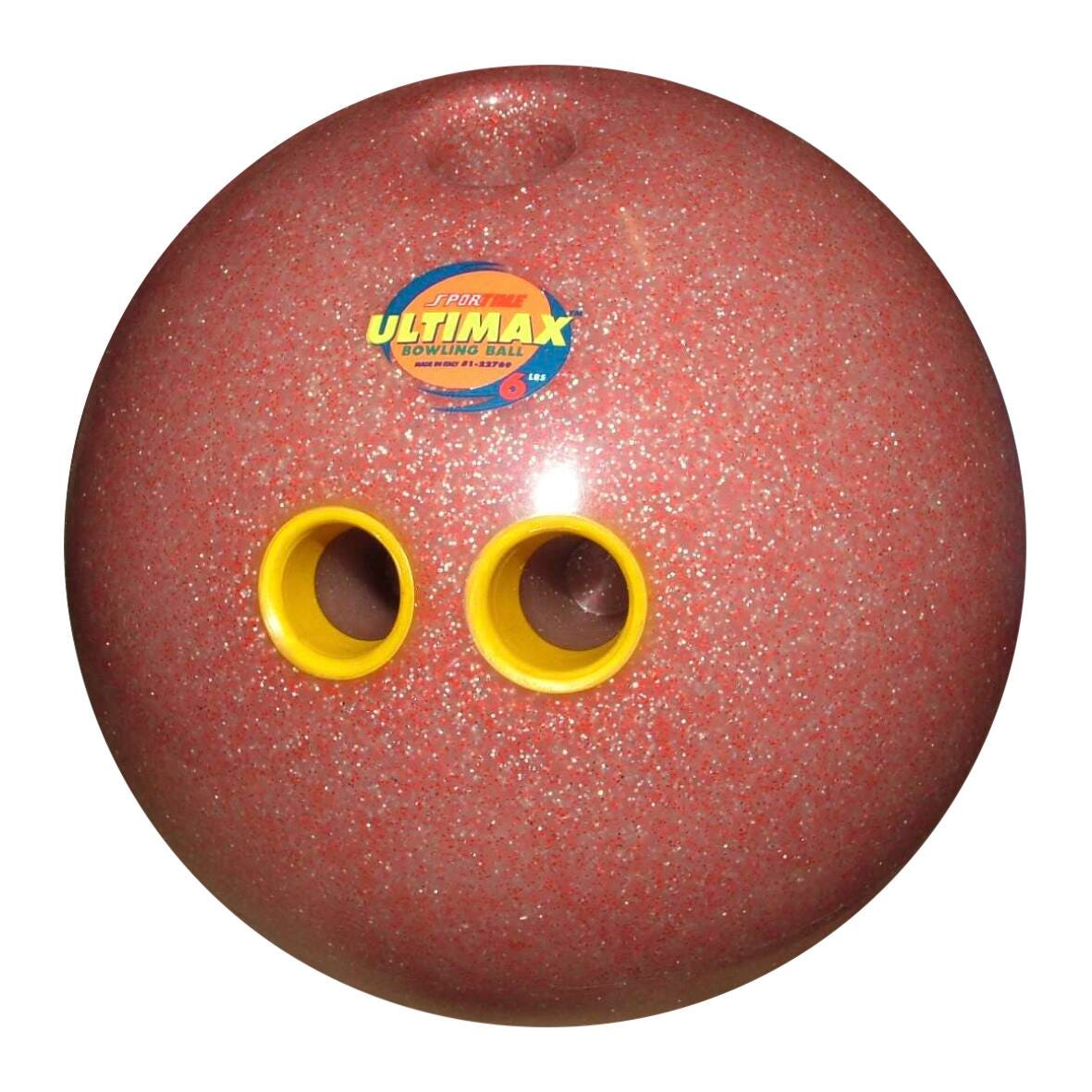 BALL BOWLING ULTIMAX 6 LBS - COLOR - GLITTER ORANGE