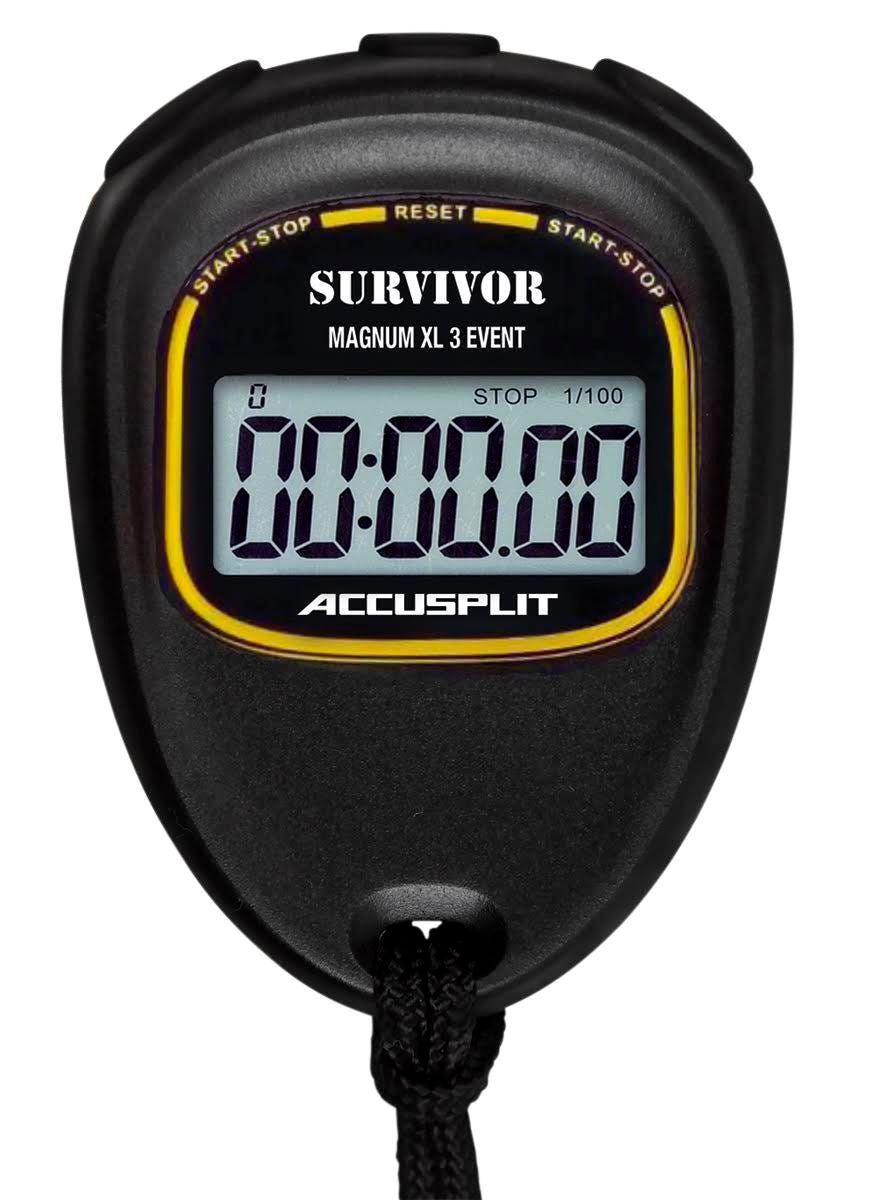 STOPWATCH ACCUSPLIT SURVIVOR S3E DEDICATED EVENT WITH MAGNUM XL DISPLAY