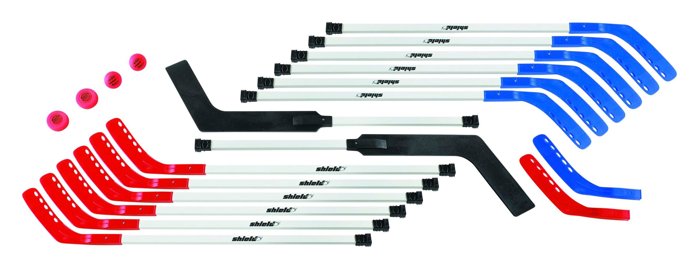 KIT FLOOR HOCKEY DELUXE SET 42 INCH SET OF 14 STICKS