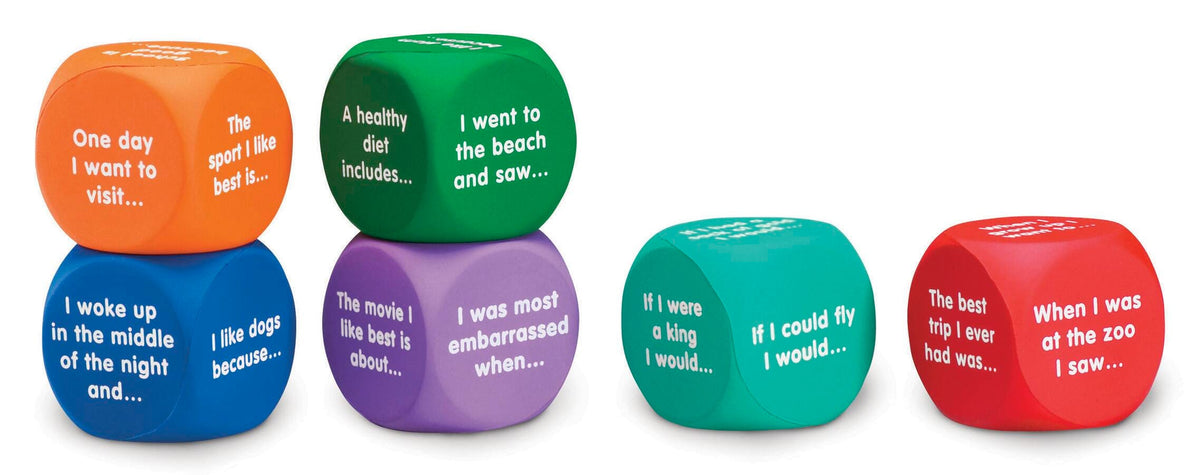 CUBES WRITING PROMPTS SET OF 6