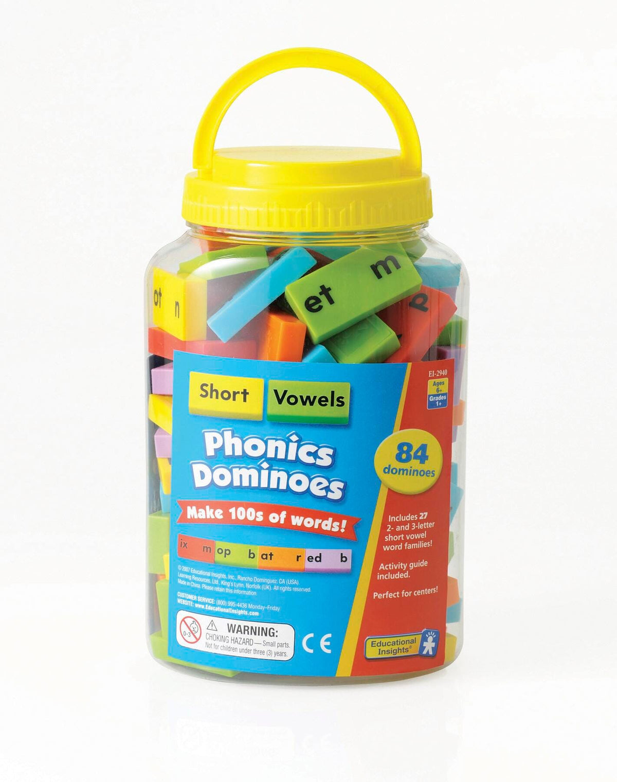 PHONICS DOMINOES SHORT VOWELS