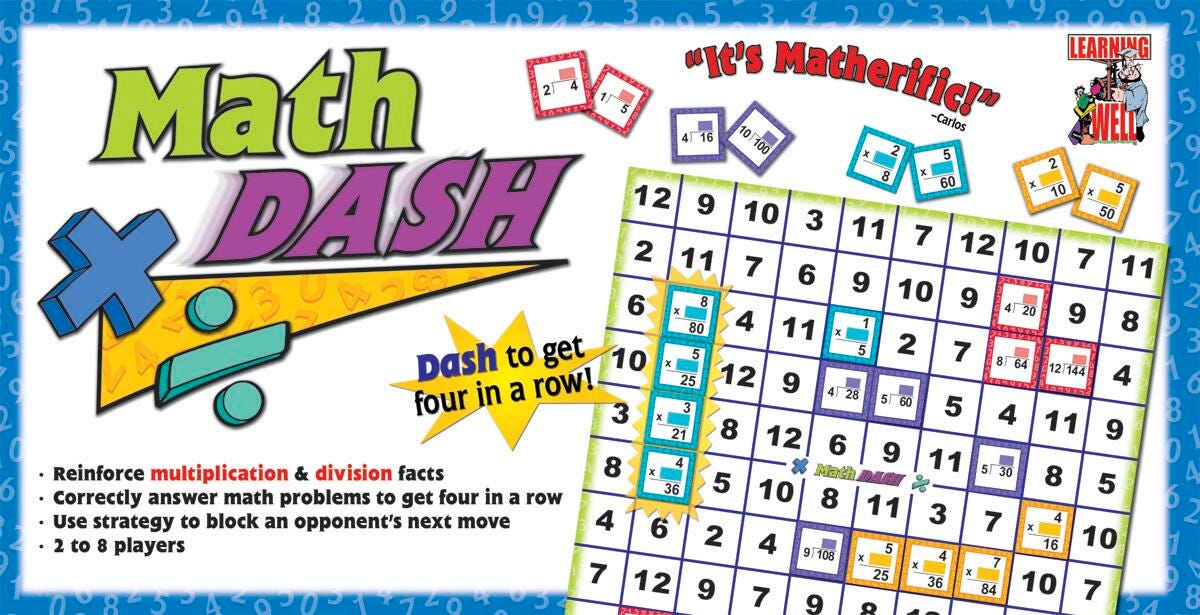 GAME MATH DASH MULTIPLICATION AND DIVISION