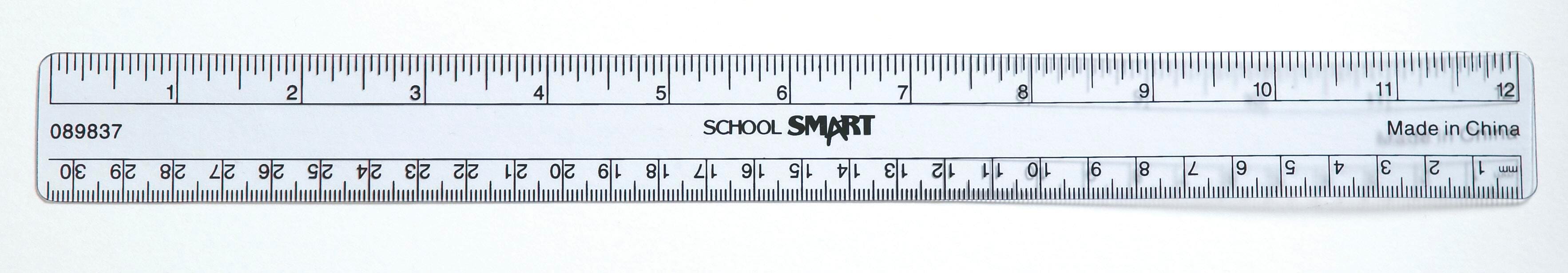 RULER FLEXIBLE 12 IN - SCHOOL SMART