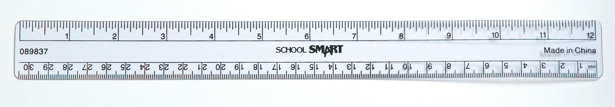 RULER FLEXIBLE 12 IN - SCHOOL SMART