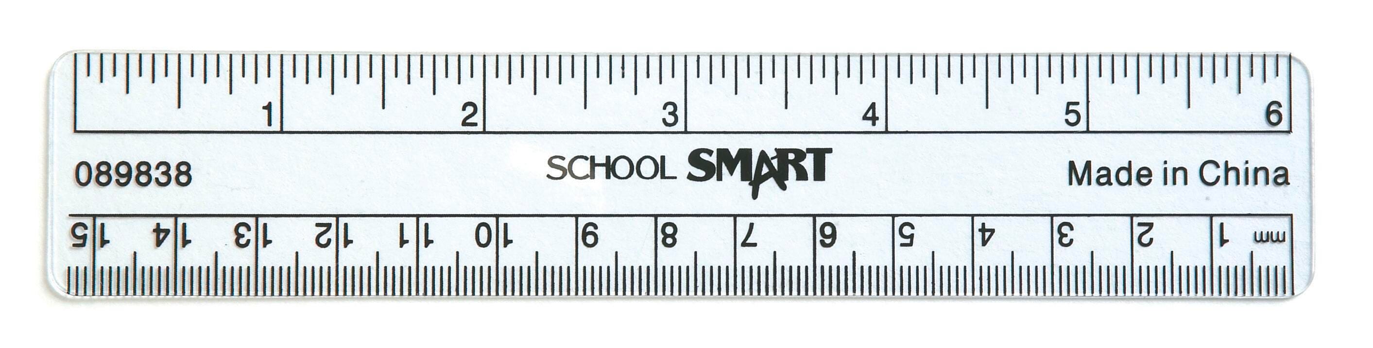 RULER FLEXIBLE 6 IN - SCHOOL SMART