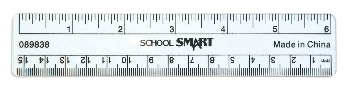 RULER FLEXIBLE 6 IN - SCHOOL SMART