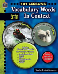 WORKBOOK 101 LESSONS VOCABULARY GR 3 TO 5