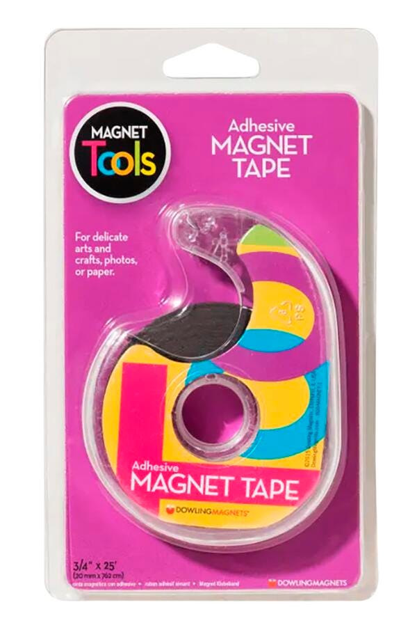 MAGNET 3/4 IN TAPE 25 FT ROLL W/DISPENSER