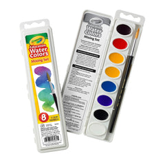 PAINT WTRCLR CRAYOLA 8 COLOR MIXING OVAL PAN
