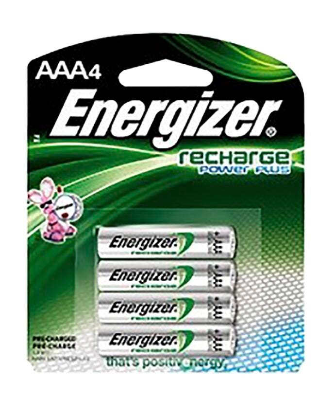 BATTERY RECHARGEABLE - AAA - PK OF 4 - NH12BP-4