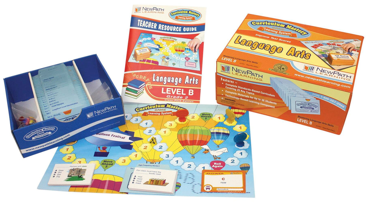 GAME READING LANGUAGE ARTS GR 2 CLASS PACK