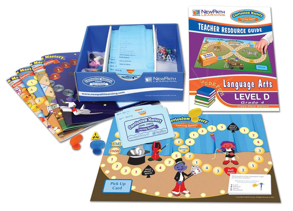 GAME READING LANGUAGE ARTS GR 4 CLASS PACK