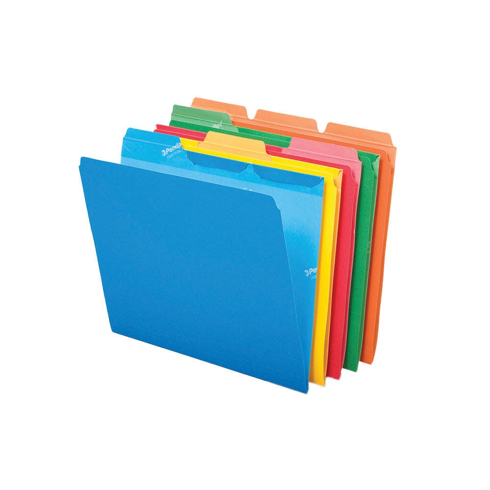 FILE FOLDER READY TAB LETTER ASST PK OF 50