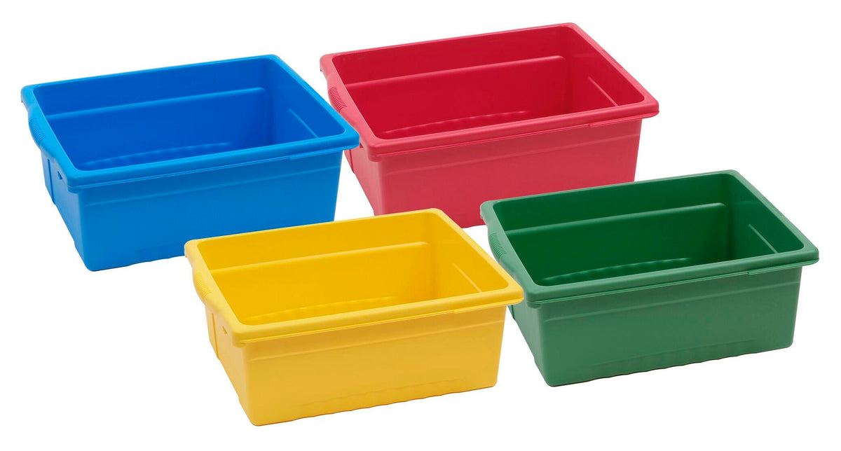 STANDARD TUB PACKAGE SET OF 4- 1 EACH OF GREEN-BLUE-RED-YELLOW