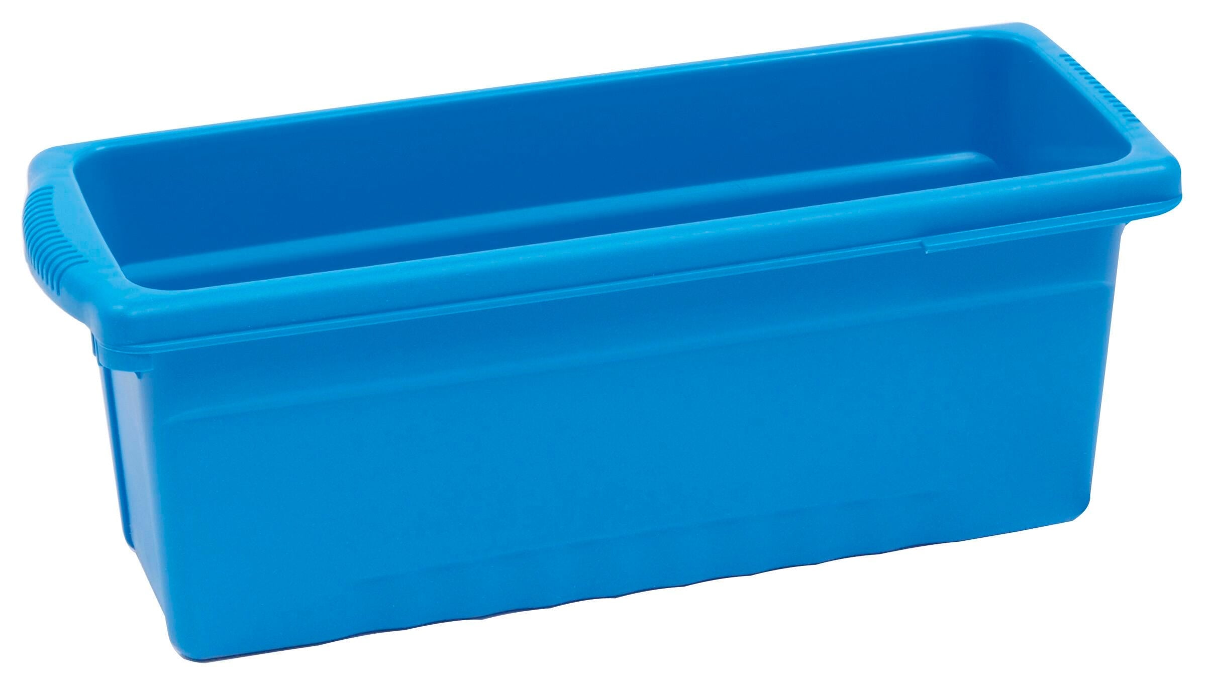 TOTE 6-1/2 W X 15-3/4 D X 6 H IN SMALL TUB - BLUE