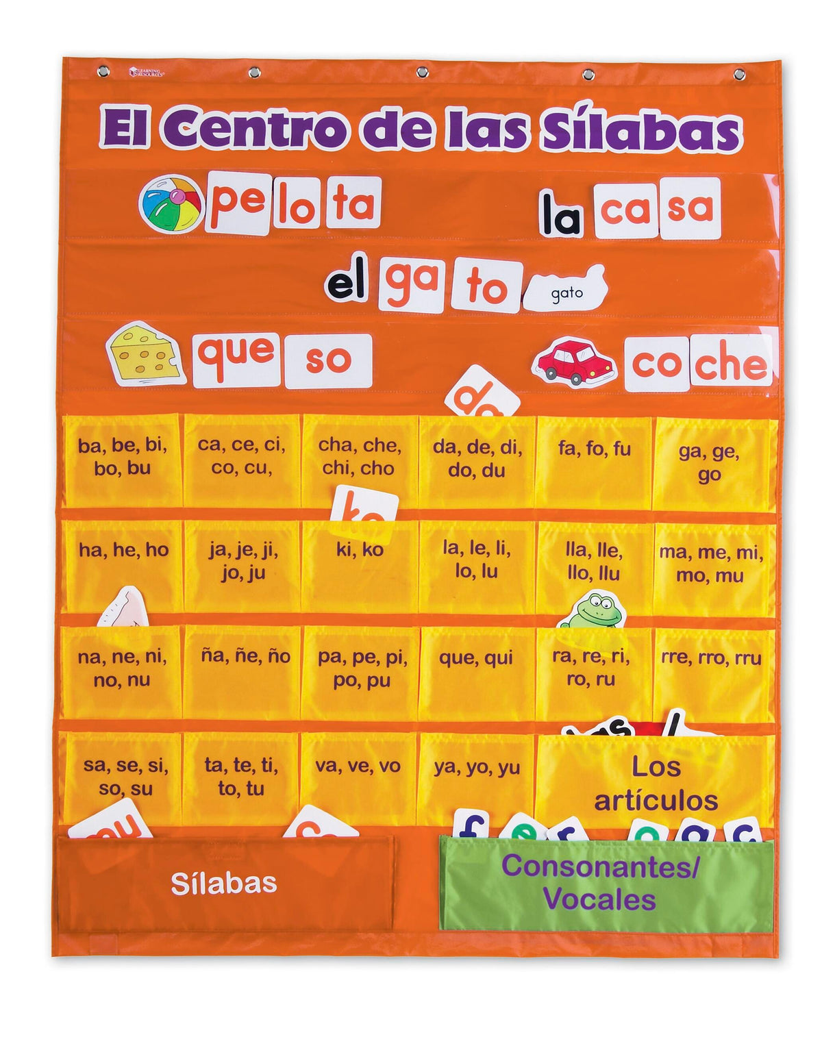 CHART POCKET SPANISH SYLLABLES